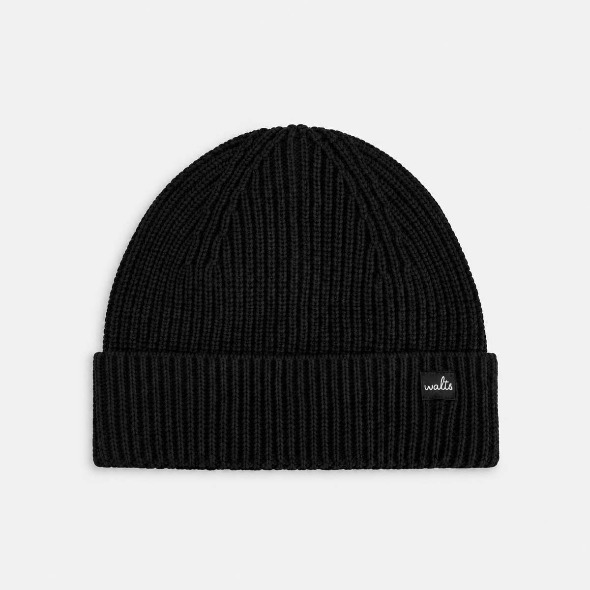 Johnston Extrafine Merino Beanie Pure Black- Hombre Amsterdam