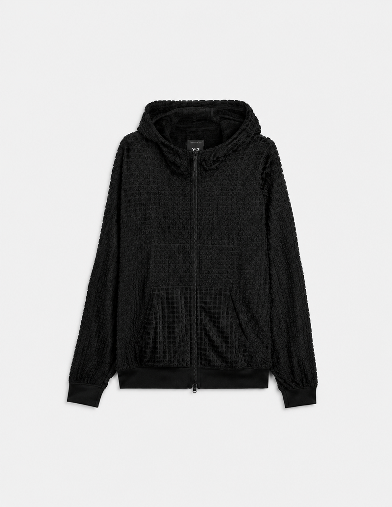 Reversible Hooded Track Jacket Black- Hombre Amsterdam