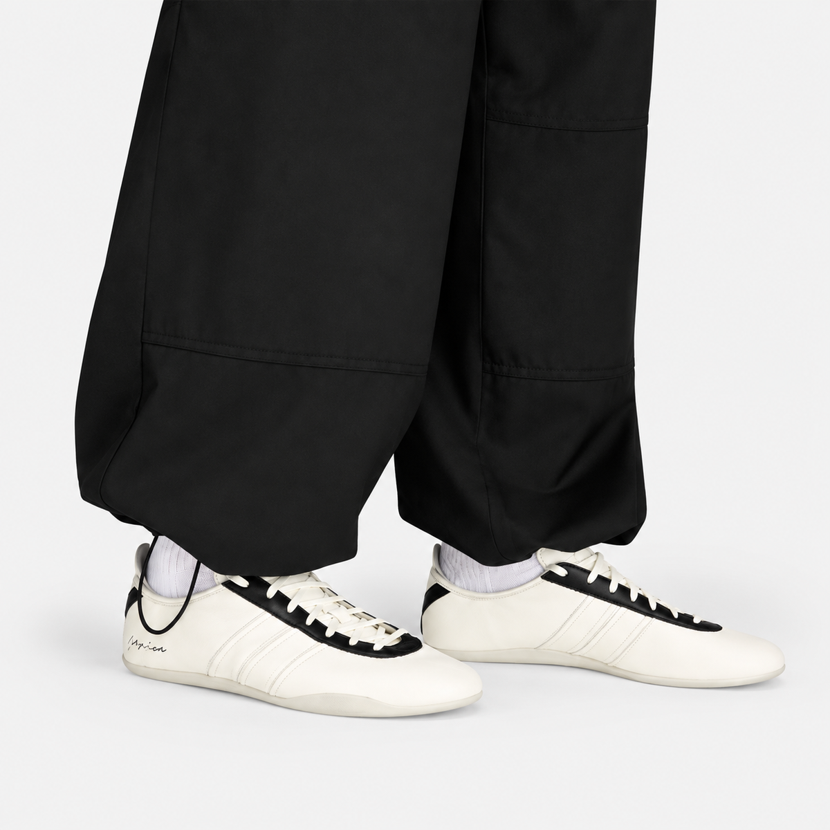 Wool Wide Pants Black- Hombre Amsterdam
