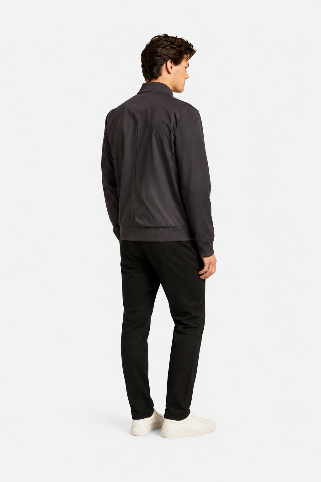 Ashford Tech Stretch Jacket Dark Brown- Hombre Amsterdam
