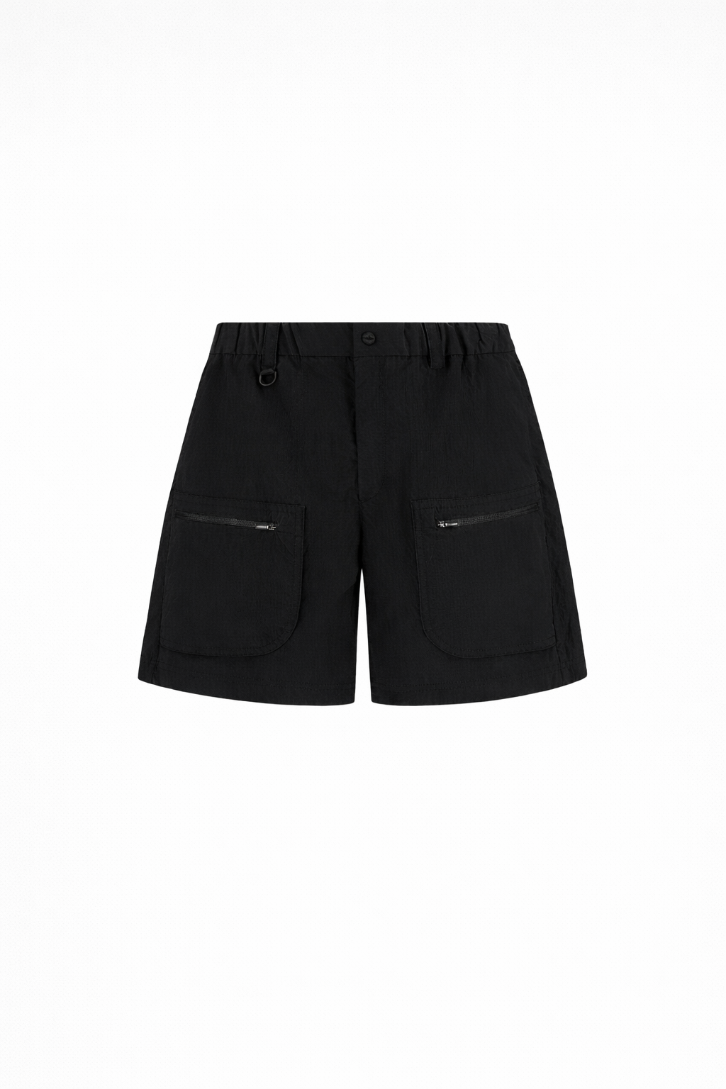 Short In Tech-Crinckle Black- Hombre Amsterdam