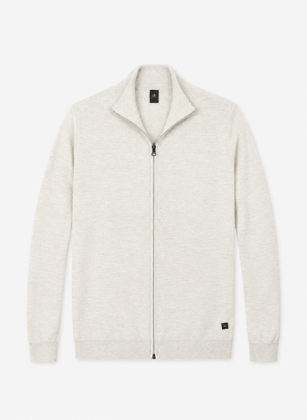 Pratt Full Zip Pullover Winter White- Hombre Amsterdam