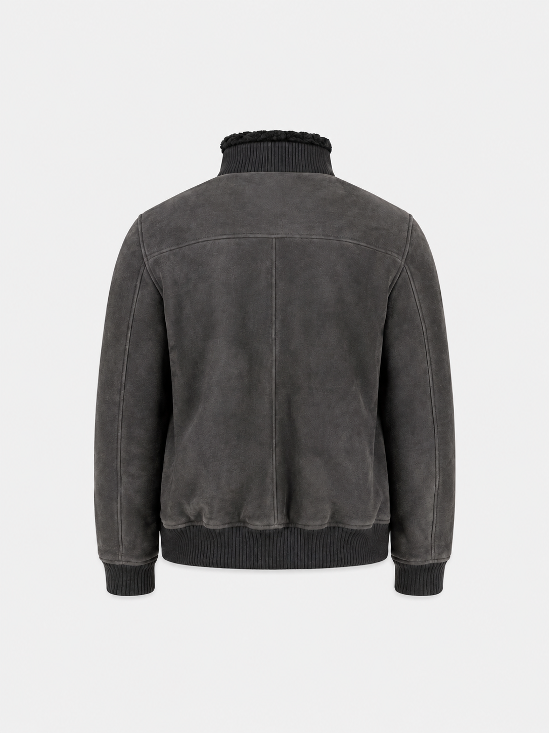 Arek Shearling Bomber Jacket Iron Grey- Hombre Amsterdam