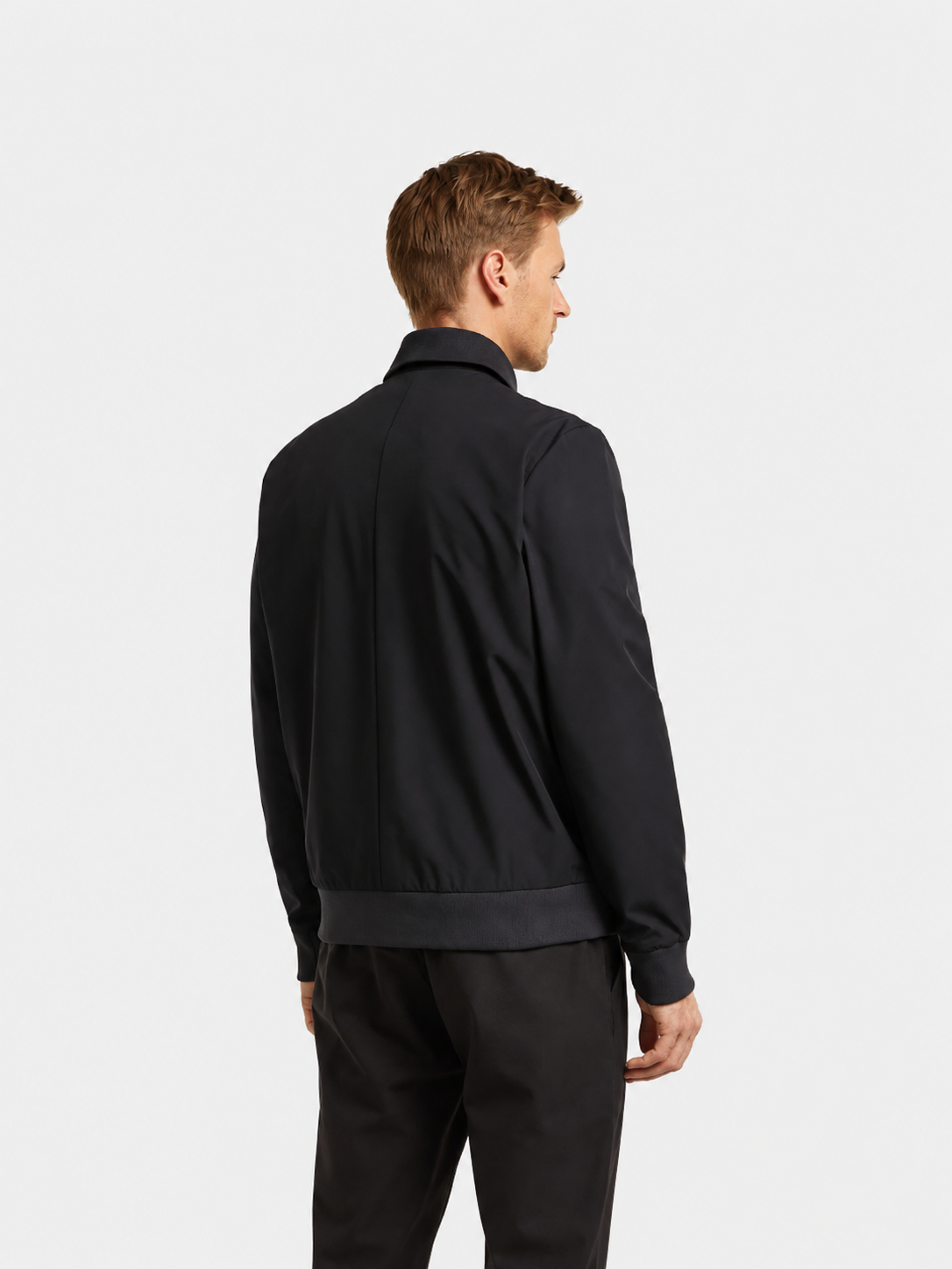 Ashford Tech Stretch Jacket Pure Black- Hombre Amsterdam