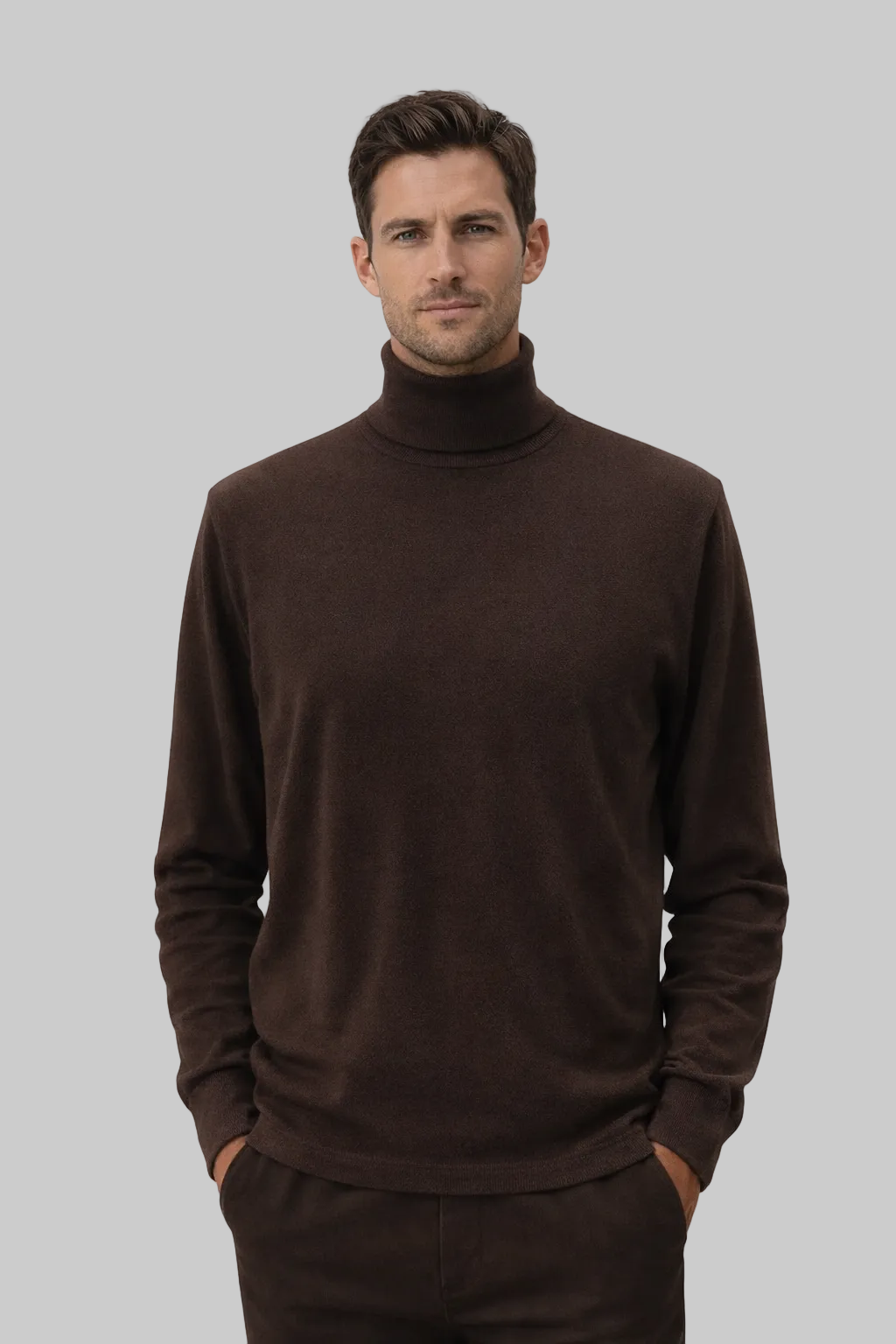 KIEFERMANN MERINO TURTLENECK SWEATER WOOD