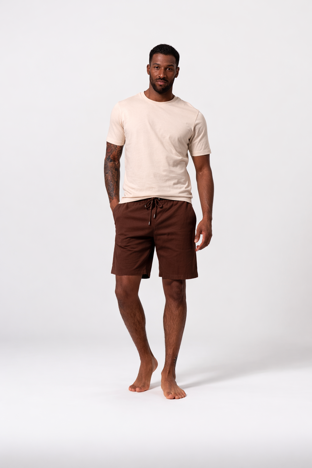 Spiaggia Wool Short Brown- Hombre Amsterdam