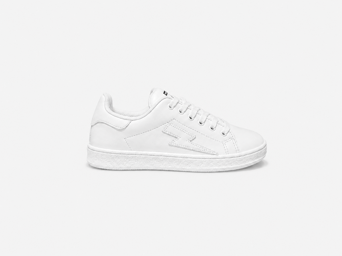 White Leather Kids Sneakers- Hombre Amsterdam