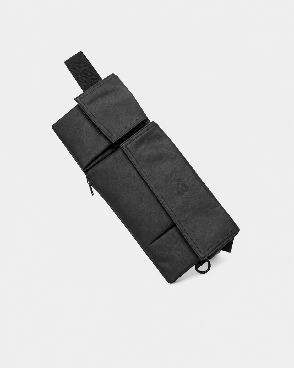 Multi Pocket Sling Black- Hombre Amsterdam