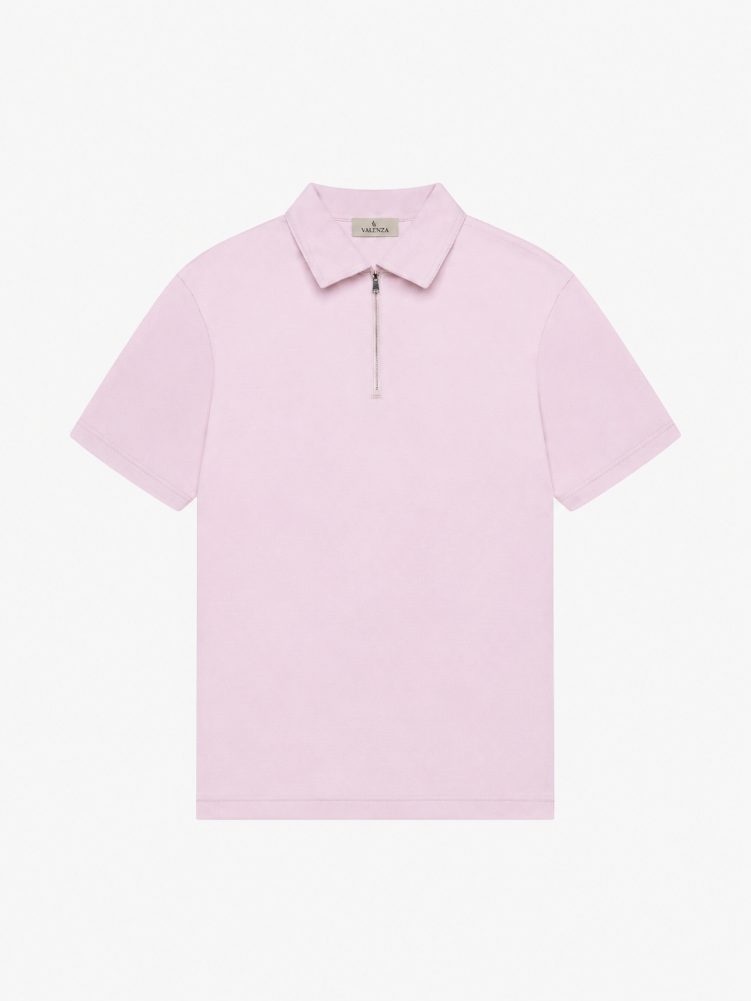 Supima Zip Polo Rose- Hombre Amsterdam