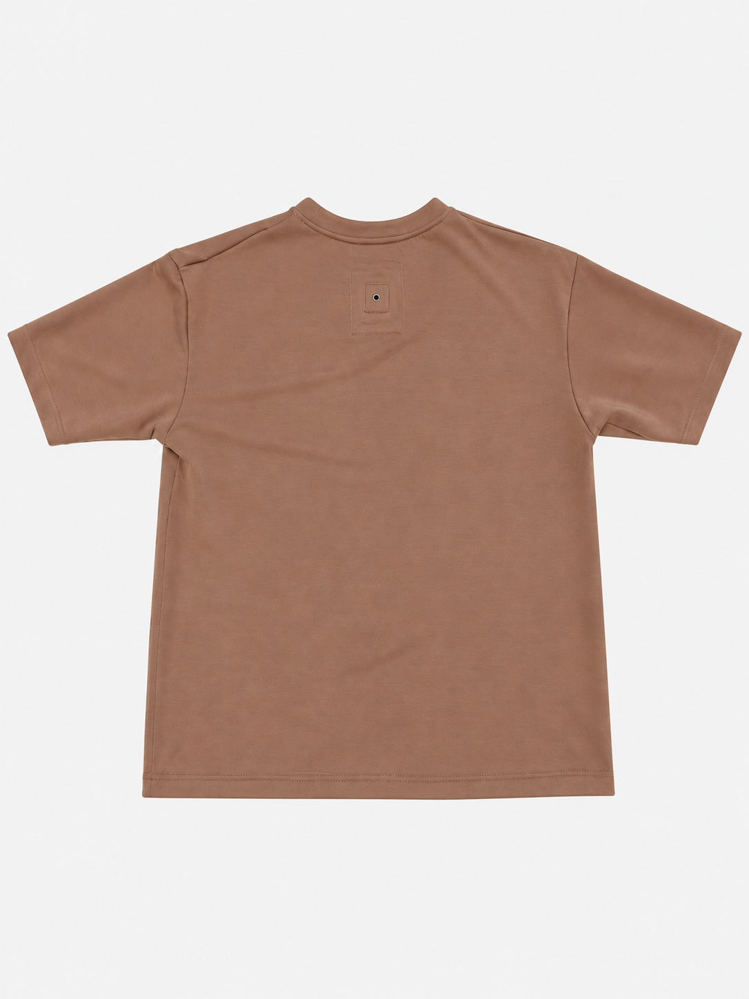 Boxy Fit T-shirt Taupe Short Sleeves- Hombre Amsterdam