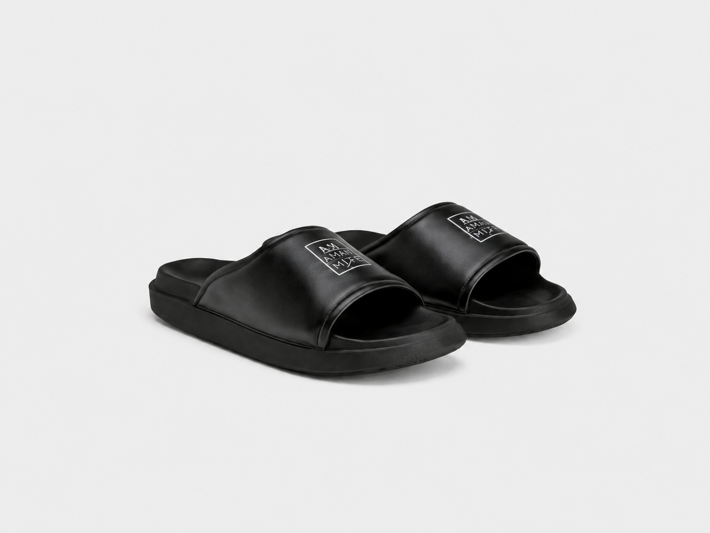 Lightweight Slippers Black- Hombre Amsterdam