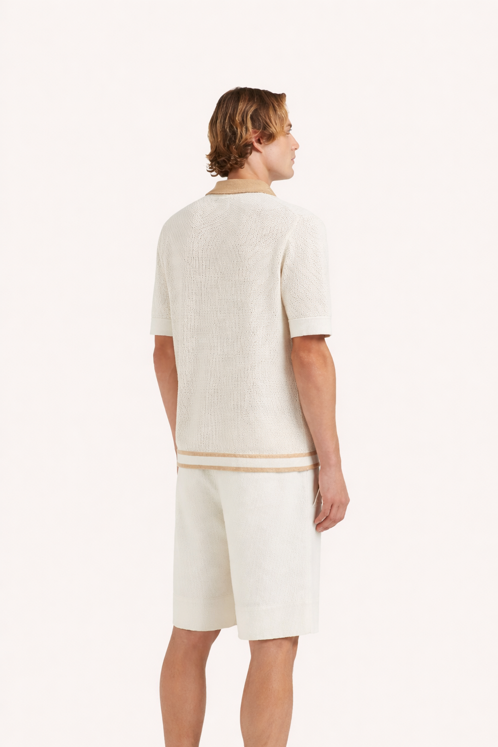 Jorge Viscose Knit Polo- Hombre Amsterdam