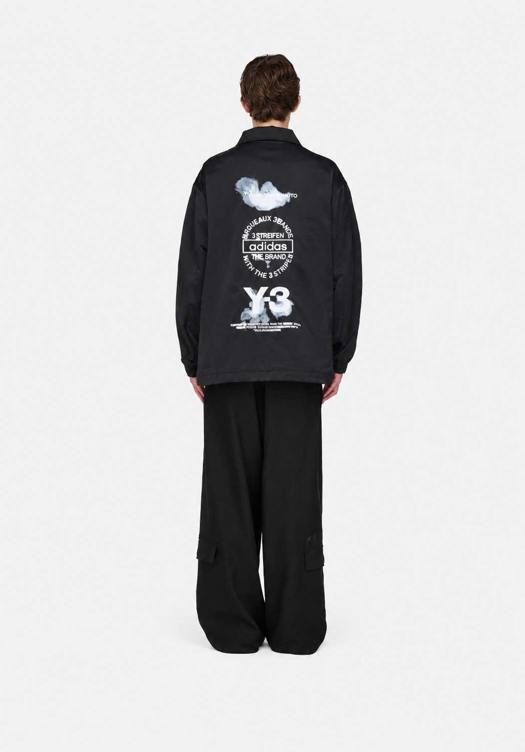Graphic Coach Jacket Black- Hombre Amsterdam