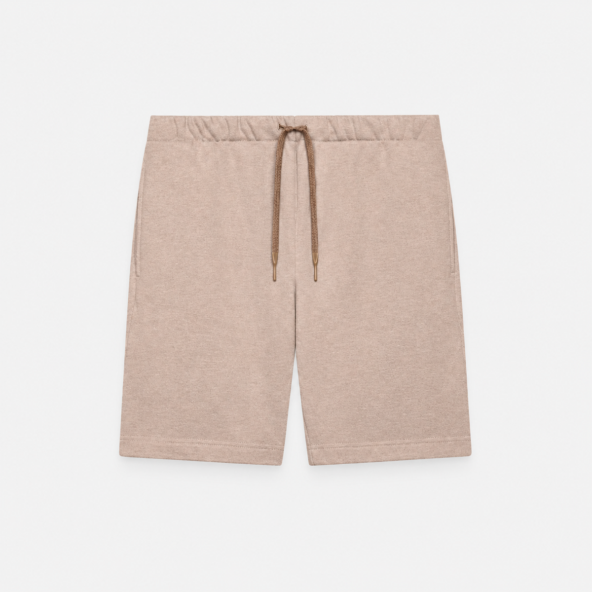 Fleece Sport Short Light Taupe Melange- Hombre Amsterdam