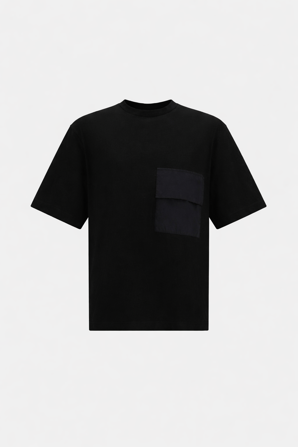 Light Mercerised T-Shirt Black- Hombre Amsterdam