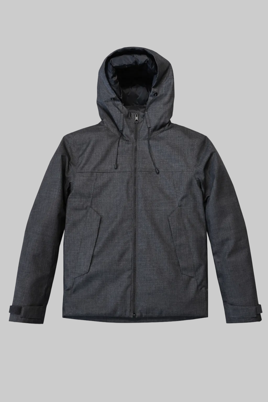 PEOPLE OF SHIBUYA PRIMALOFT JACKET DARK GREY MELANGE MODEL HANEDA