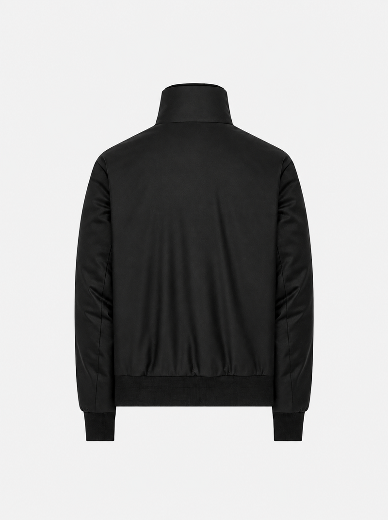 Wool Cashmere Bomber Jacket Black- Hombre Amsterdam