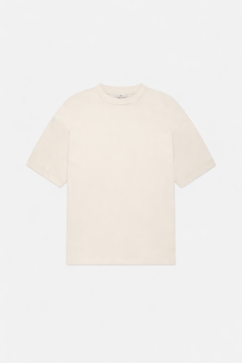 Supima T-Shirt Cream Oversized- Hombre Amsterdam