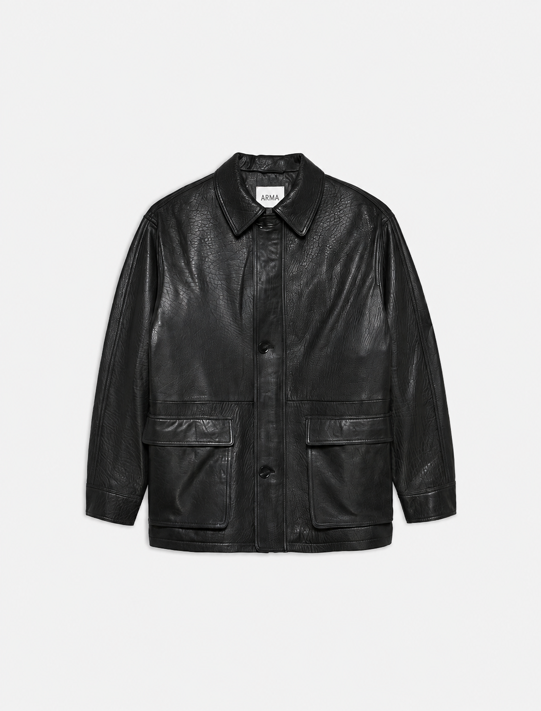 Mavis Leather Jacket Black- Hombre Amsterdam