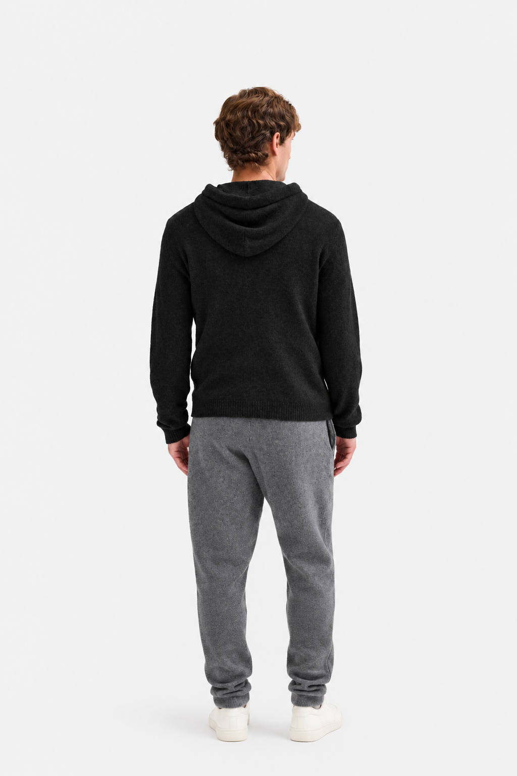 Wool Hoodie Black- Hombre Amsterdam