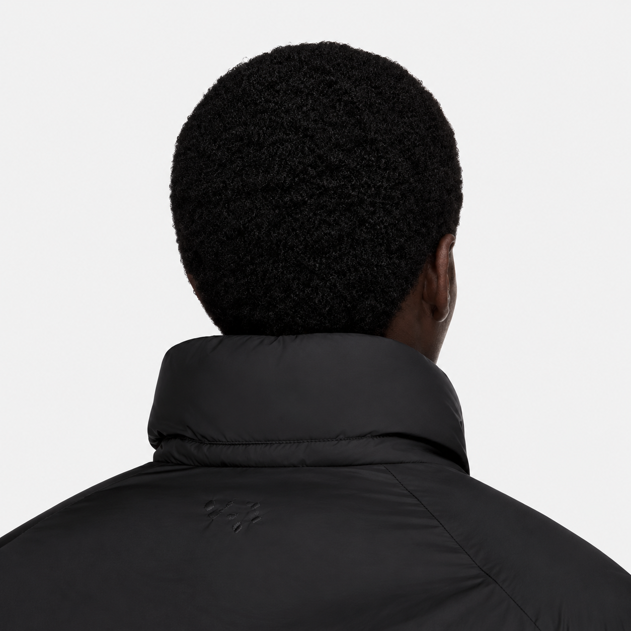 Hooded Black Puffer Jacket- Hombre Amsterdam