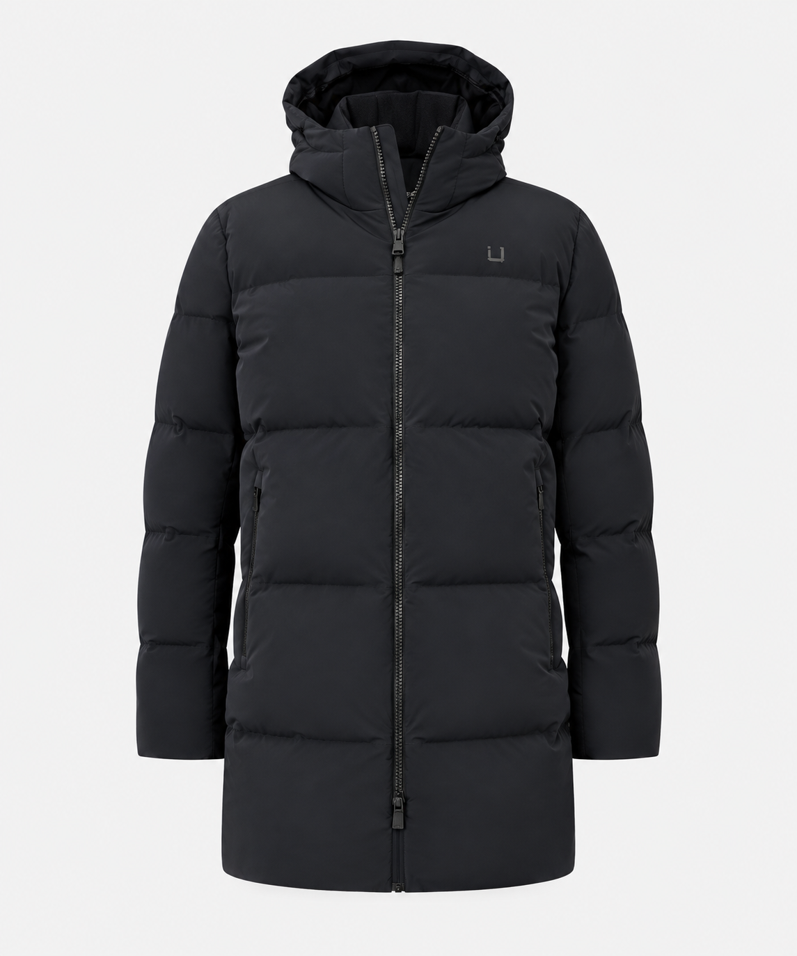 Titan Premium Goose Down Parka Black- Hombre Amsterdam