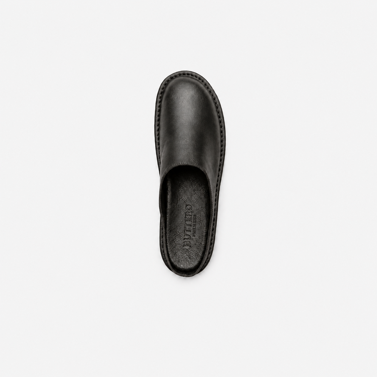 Calf Leather Sandals Black- Hombre Amsterdam
