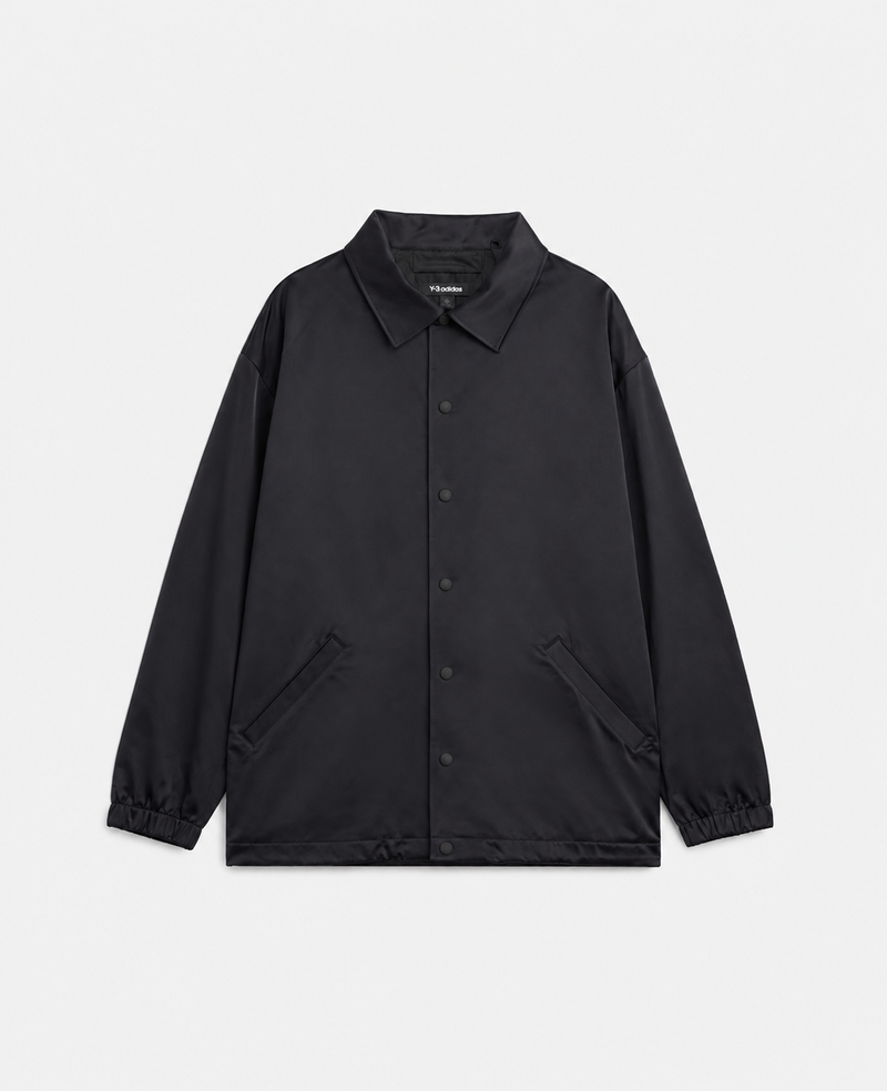 Graphic Coach Jacket Black- Hombre Amsterdam