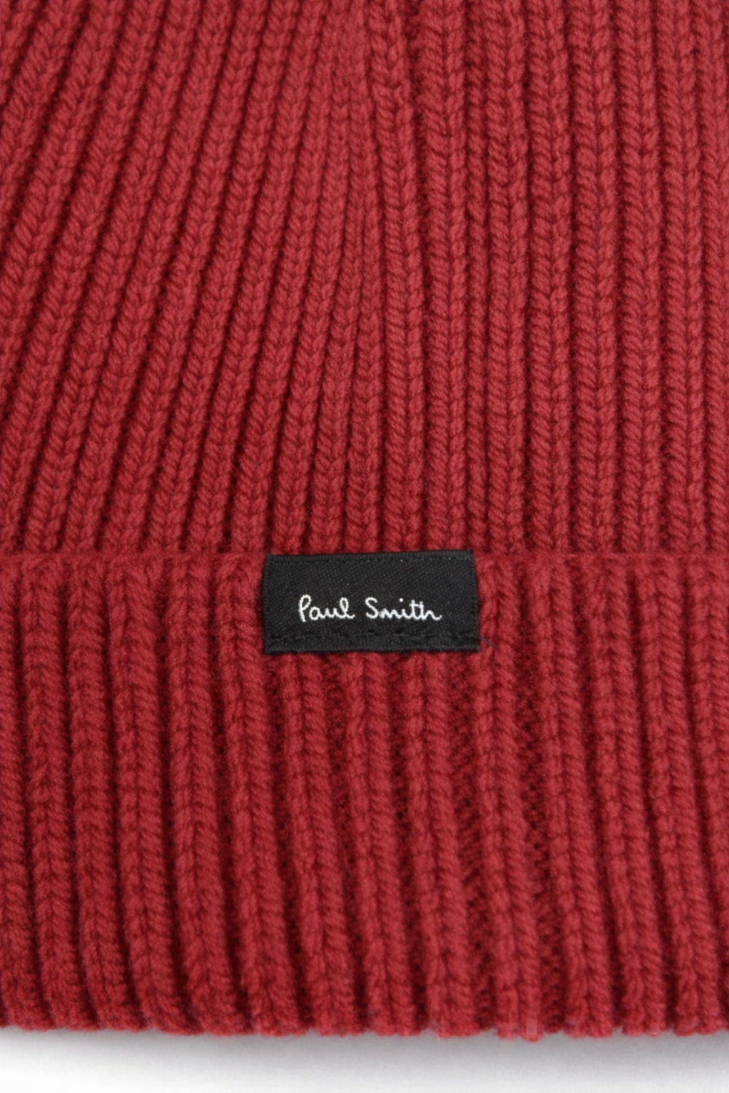 PAUL SMITH CASHMERE BEANIE RED-HOMBRE AMSTERDAM