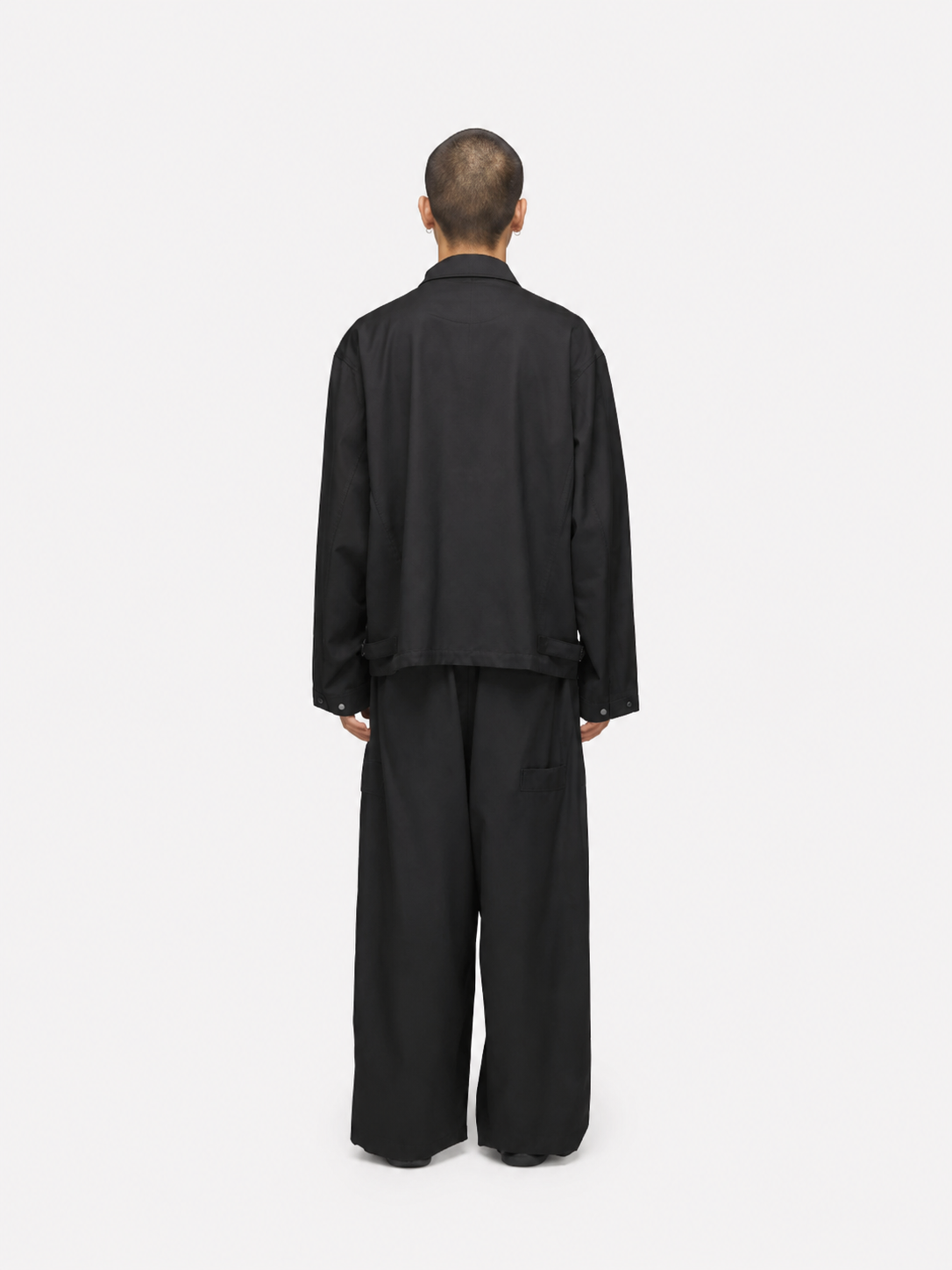 Wool Blouson Jacket Black- Hombre Amsterdam