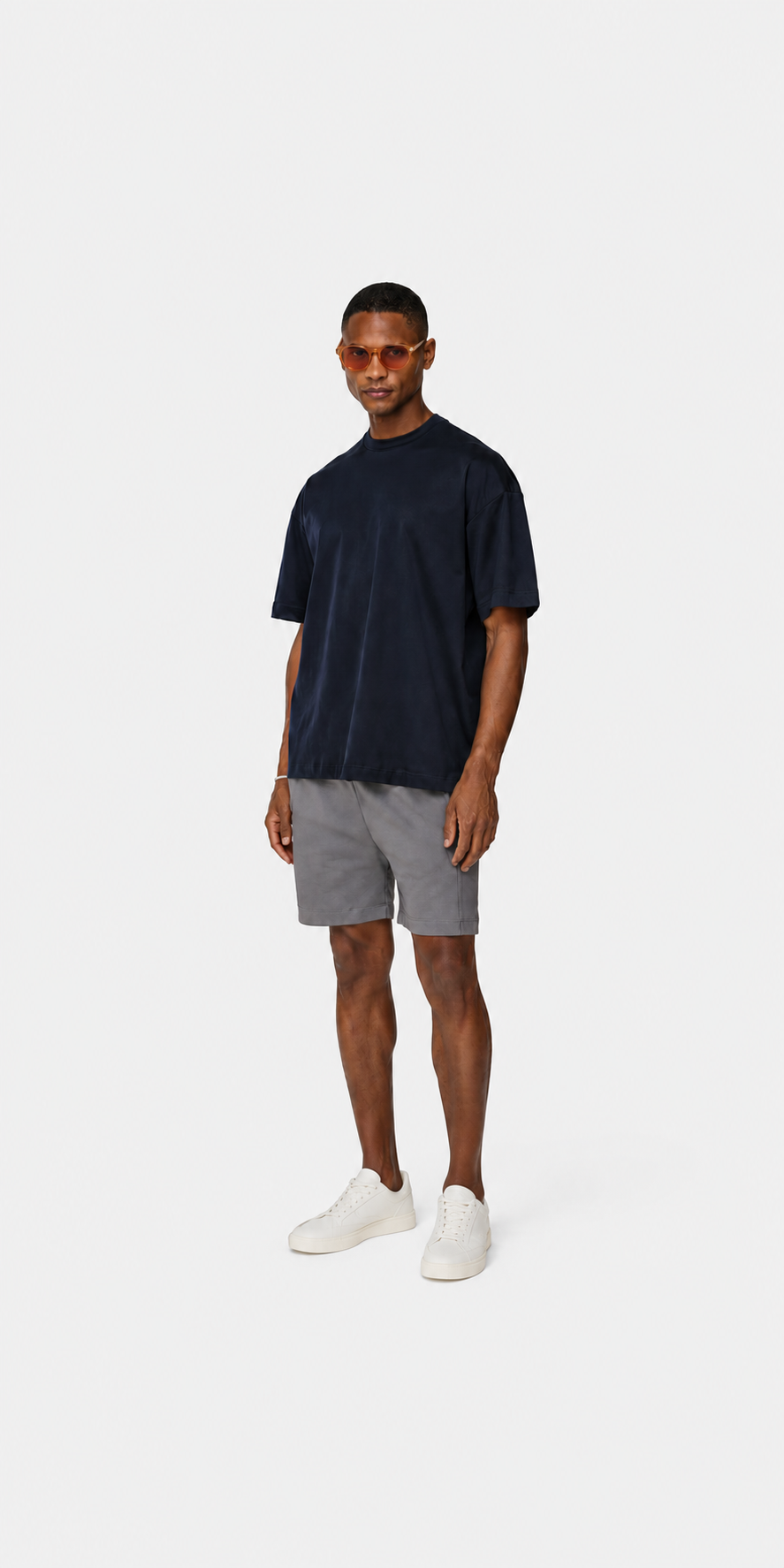  Oversized T-Shirt Navy- Hombre Amsterdam