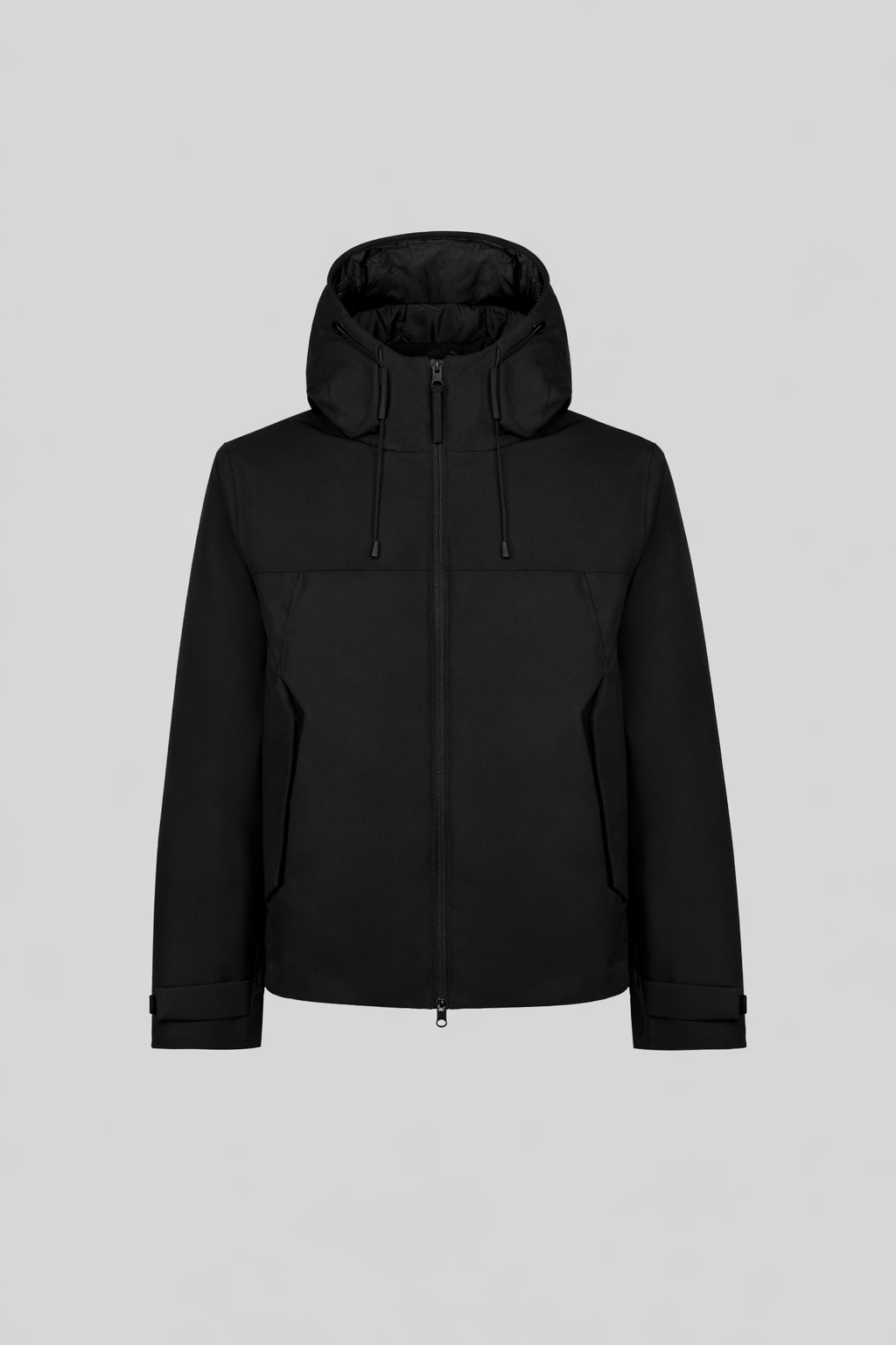 PEOPLE OF SHIBUYA PRIMALOFT JACKET WITH HOOD COLOR BLACK