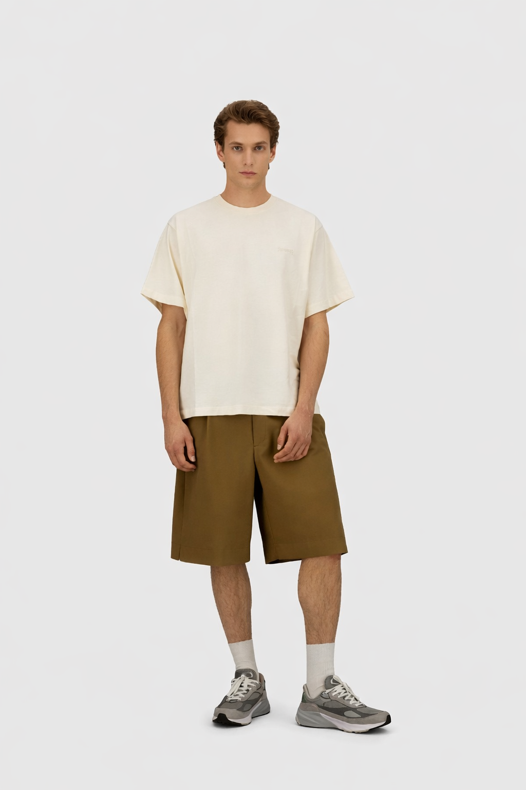 Wool Touch Short Olive- Hombre Amsterdam