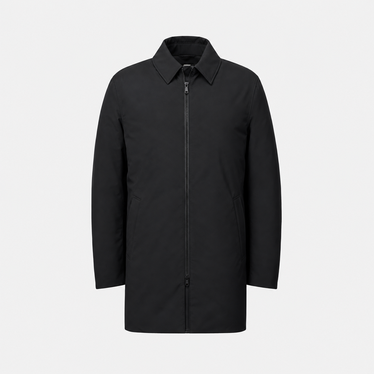 Quantum Premium Goose Down Coat Black- Hombre Amsterdam