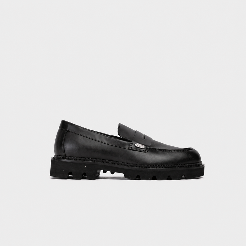 Lug Penny Loafer Black- Hombre Amsterdam