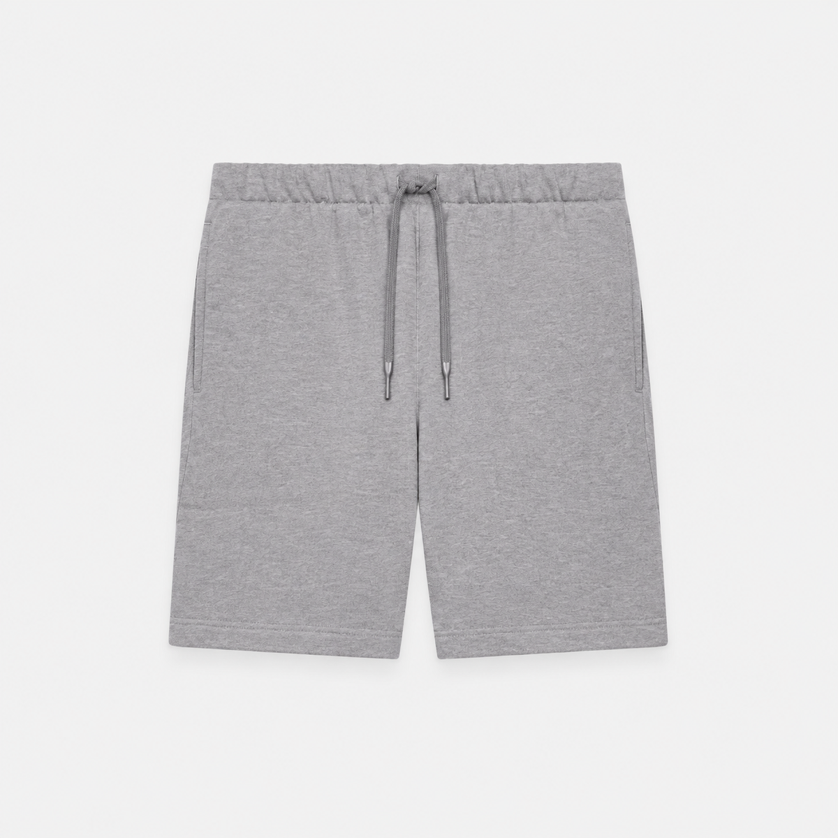 Fleece Sport Short Light Grey Melange- Hombre Amsterdam