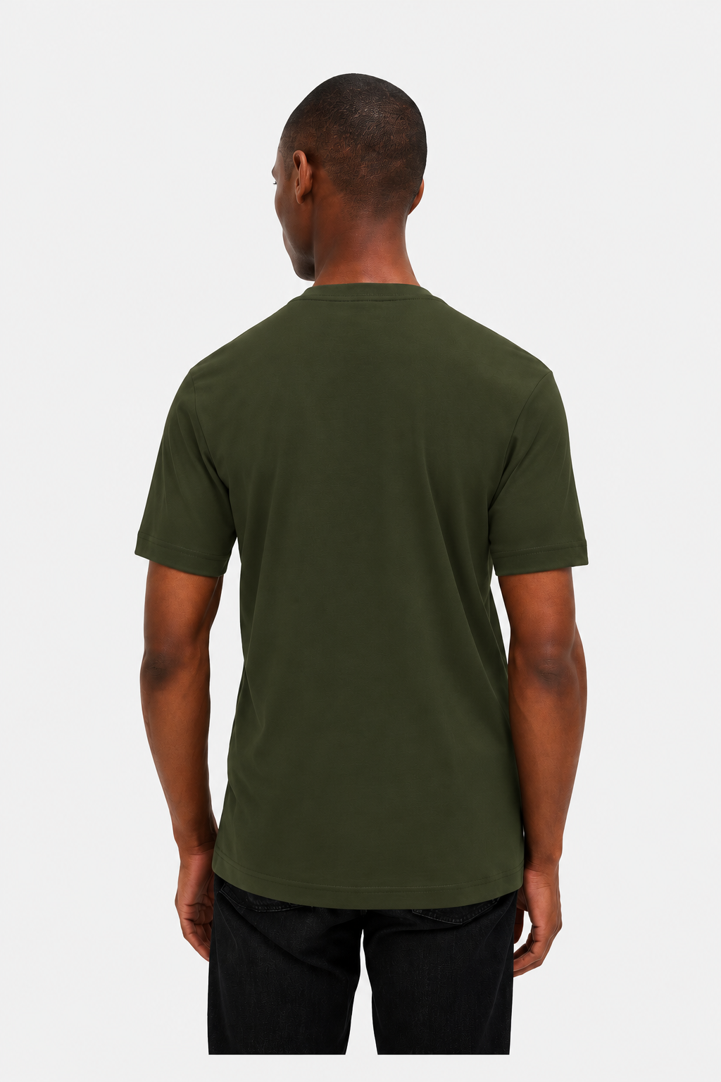 Interlock Supima T-Shirt Green- Hombre Amsterdam