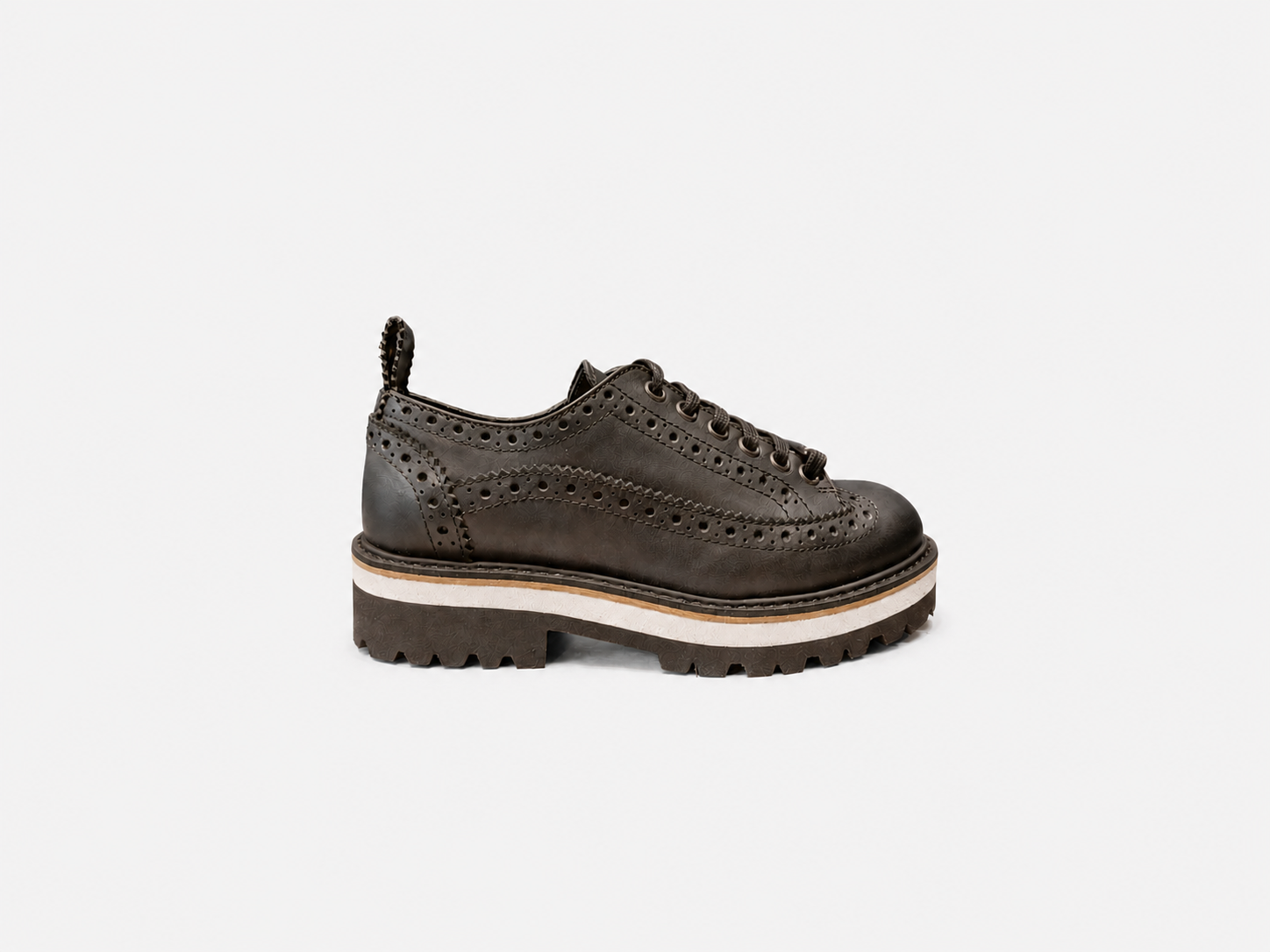 Black Leather Broques Kids- Hombre Amsterdam