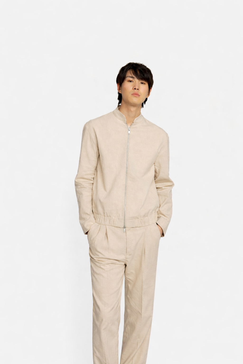 Linen Blouson Jute- Hombre Amsterdam