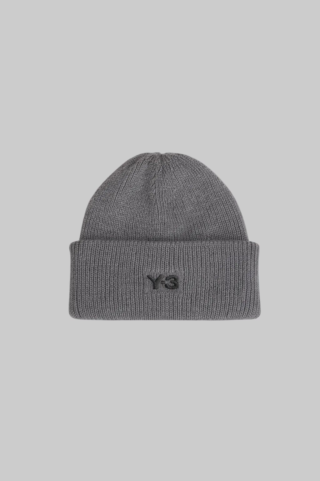 Y-3 CLASSIC KNITTED BEANIE GRANITE-HOMBRE AMSTERDAM
