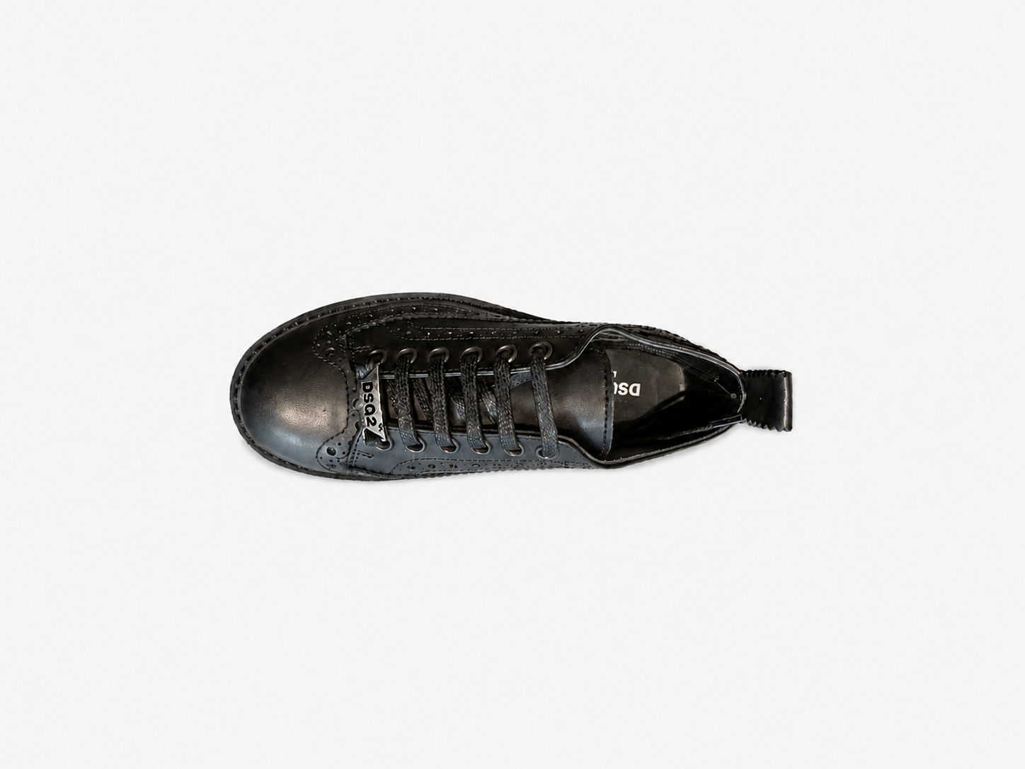 Black Leather Broques Kids- Hombre Amsterdam