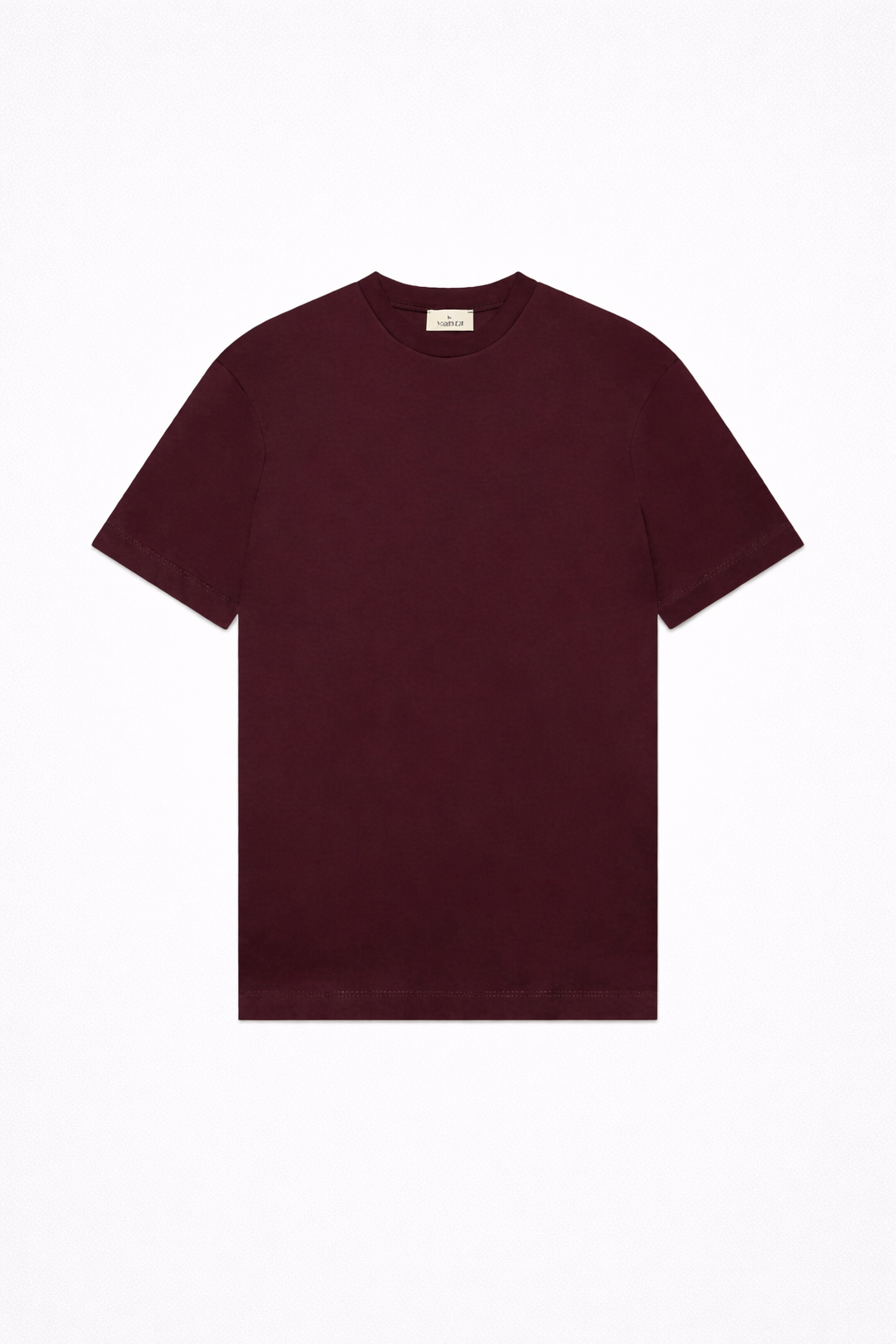 Interlock Supima T-Shirt Burgundy- Hombre Amsterdam