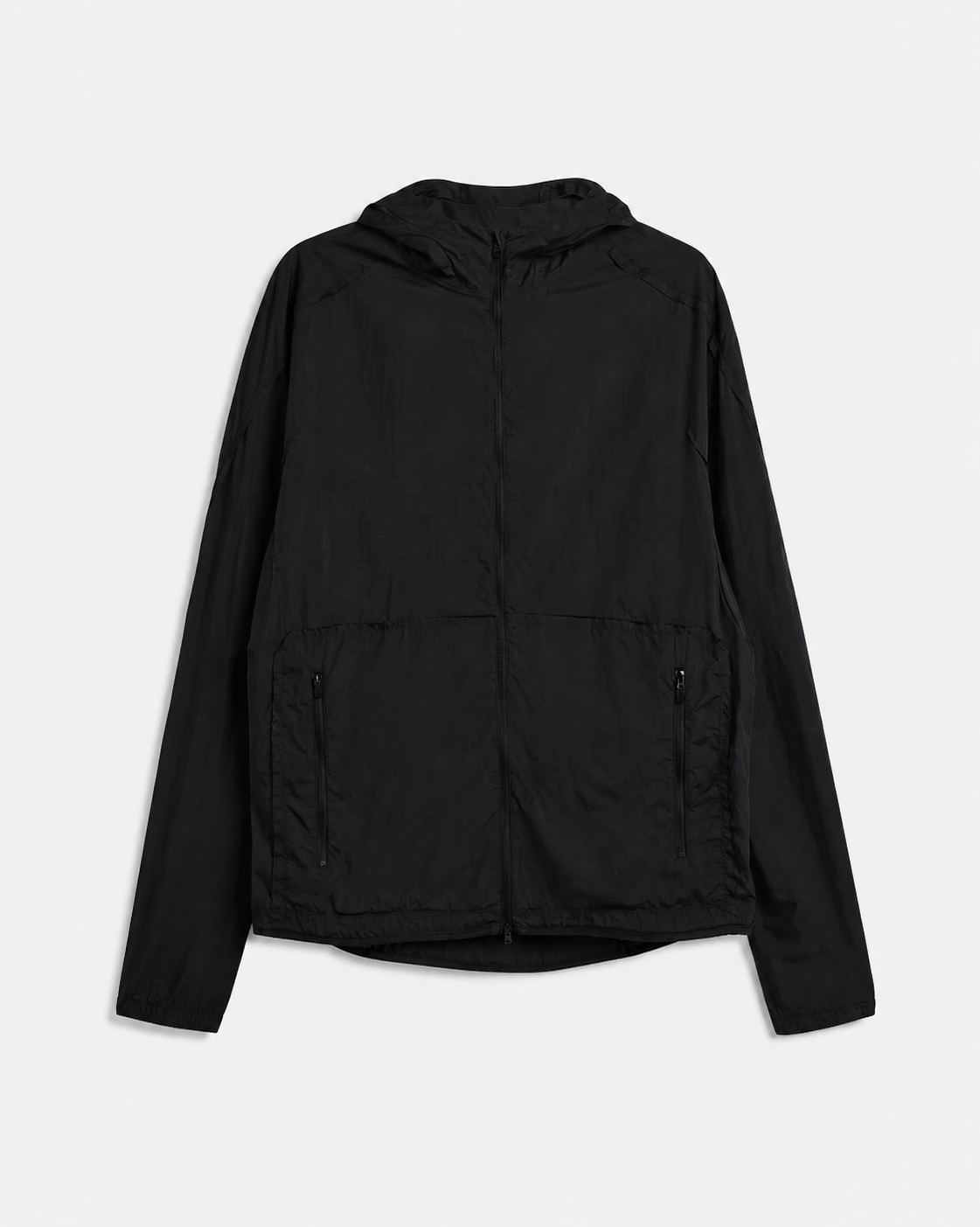 Running Hooded Jacket Black- Hombre Amsterdam