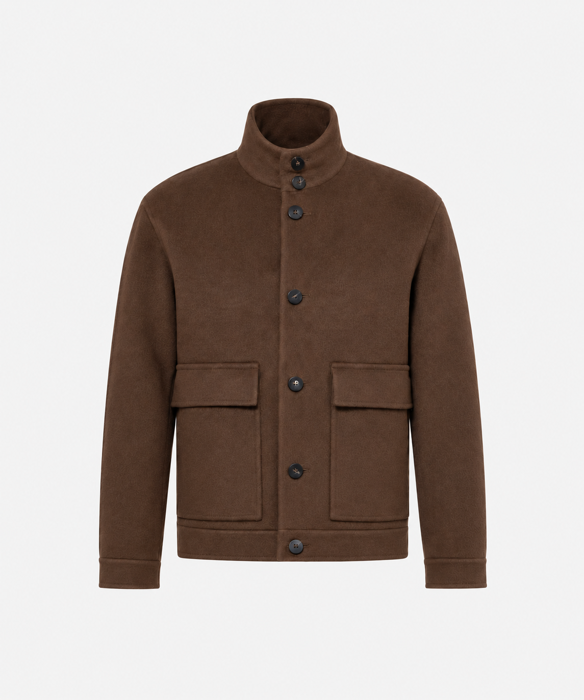Wool Cashmere Overjacket Brown- Hombre Amsterdam