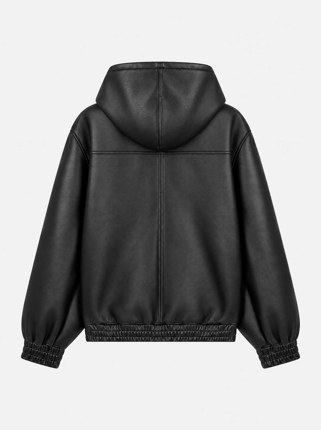 Malen Hooded Shearling Coat Black- Hombre Amsterdam