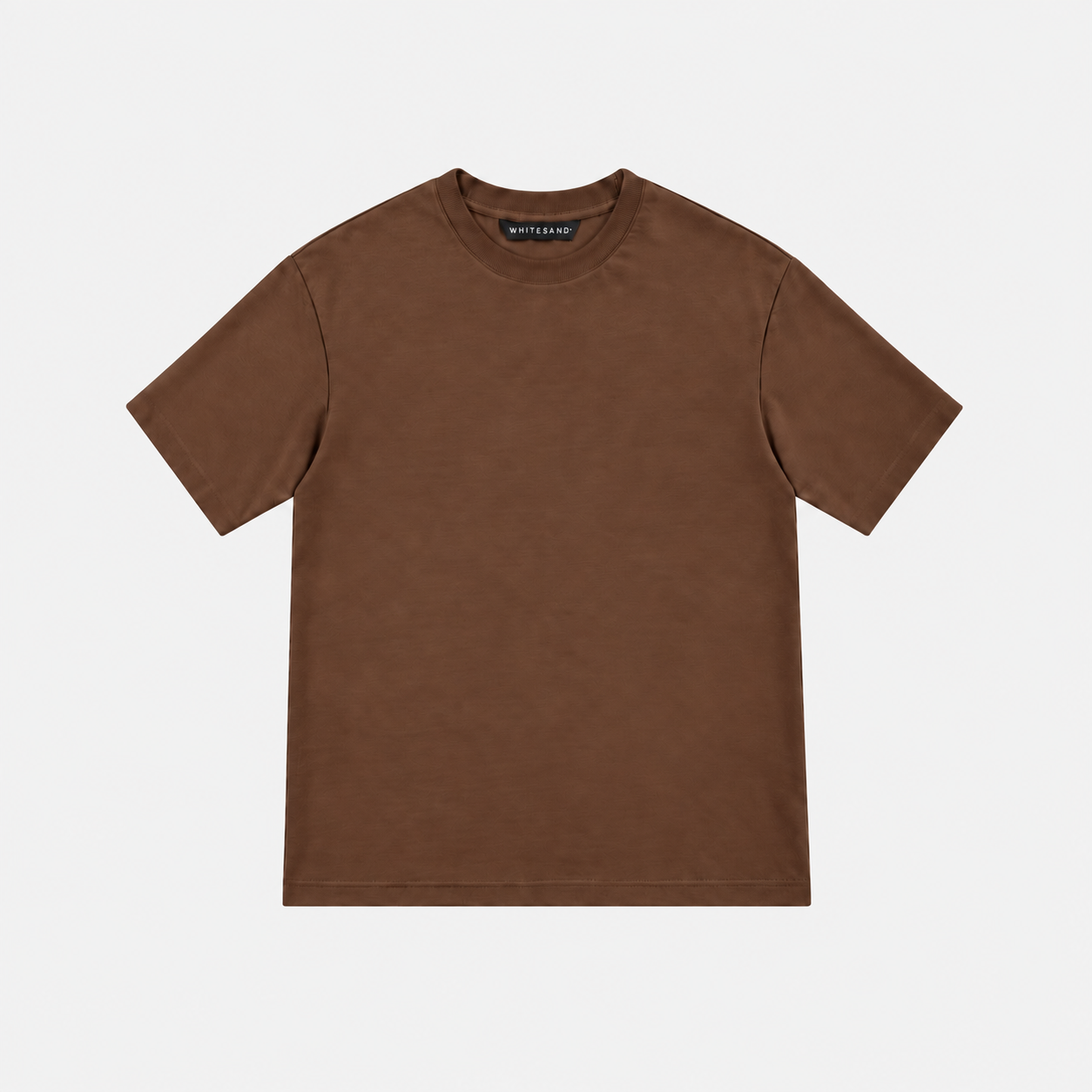 Boxy Fit T-Shirt Short Sleeves Brown- Hombre Amsterdam
