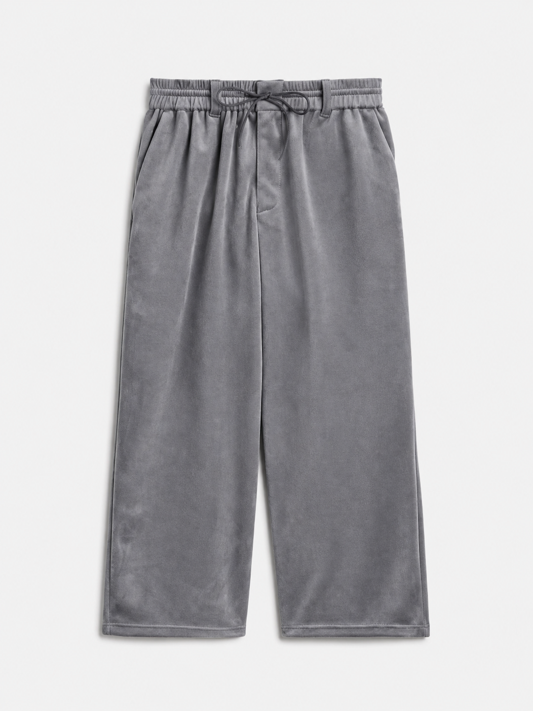 Velvet Corduroy Track Pants Grey Five- Hombre Amsterdam