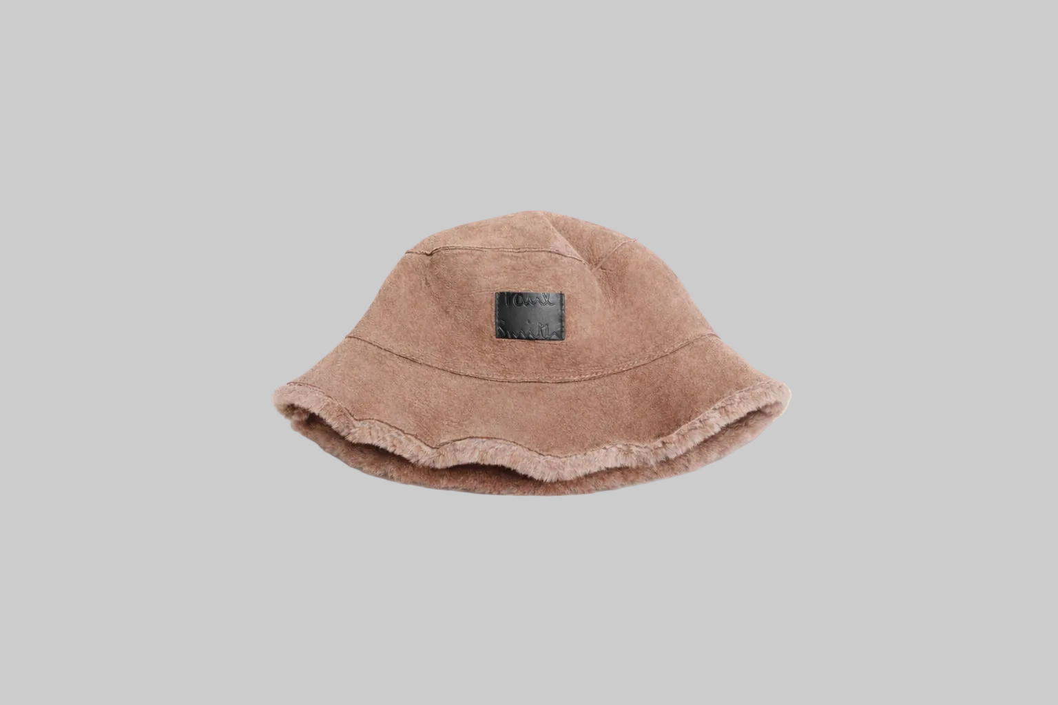PAUL SMITH SHEARLING BUCKET HAT