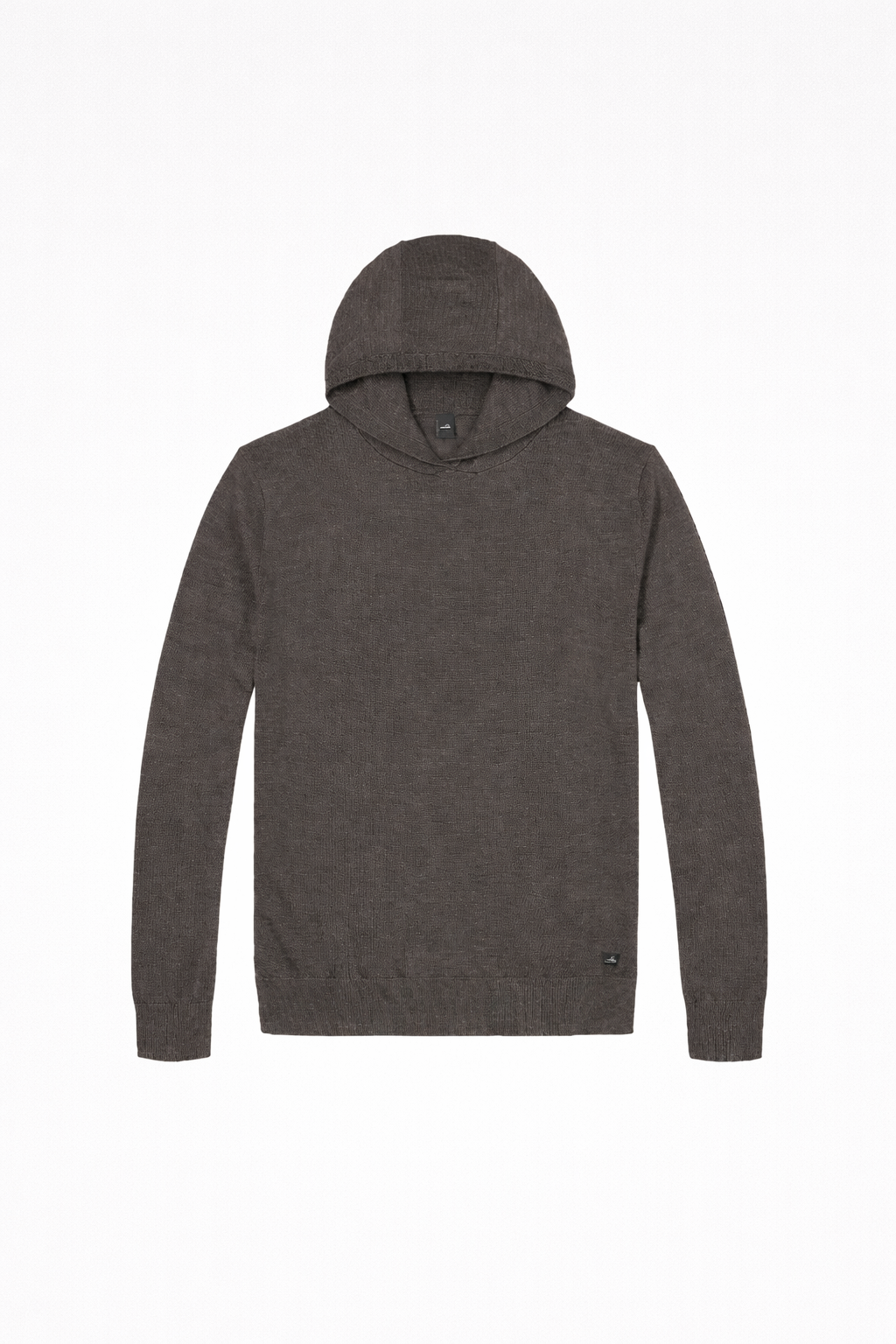 Howell Knitted Hooded Pullover Dark Brown-Hombre Amsterdam