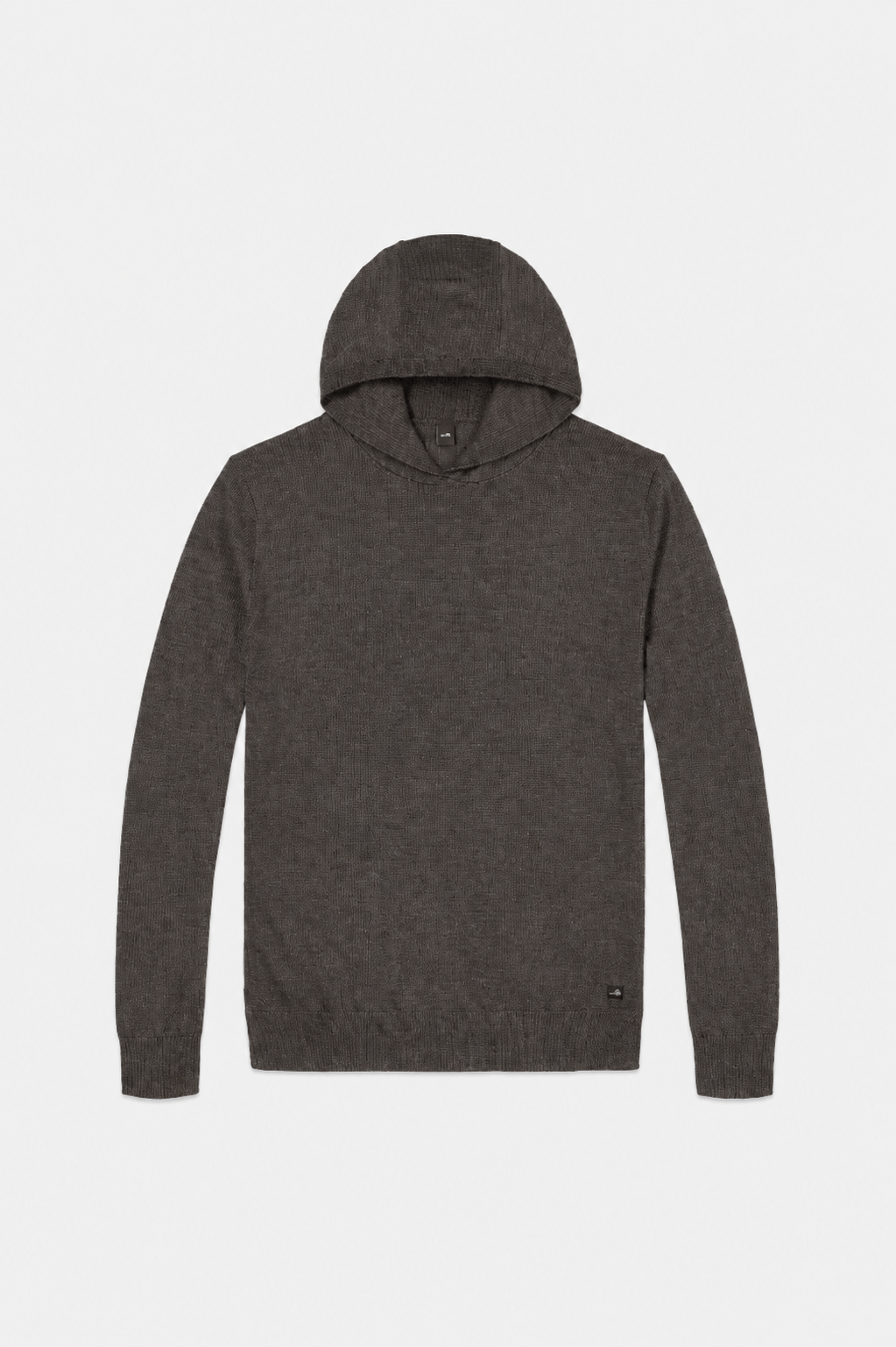 Howell Knitted Hooded Pullover Dark Brown- Hombre Amsterdam